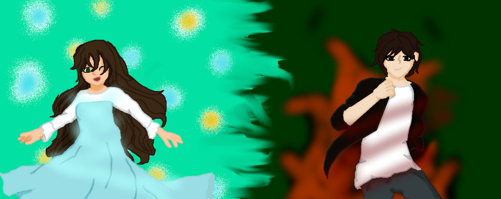 The Demigoddess and the Demidemon by cloudtheteen14 on DeviantArt