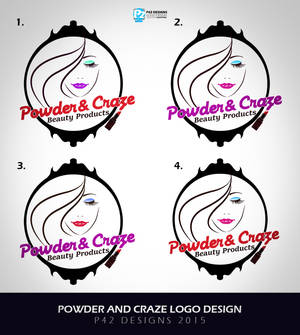 Powder and Craze Beauty products Logo