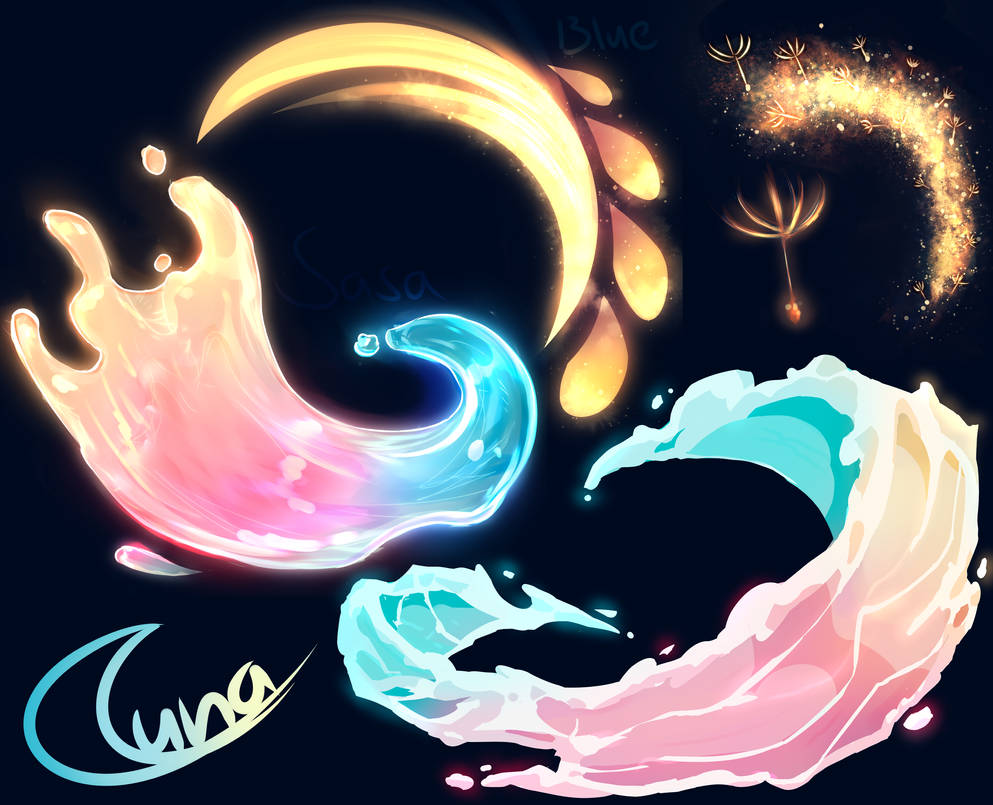 Magic Effects - Water and Light by Luna4s on DeviantArt