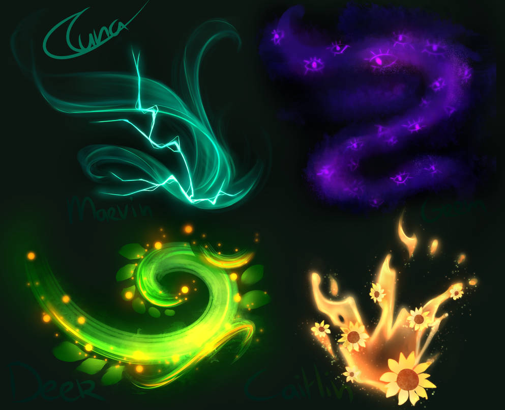 Magic Design Effects Magic Effects - Flowers and Lightning by Luna4s on DeviantArt