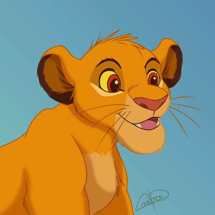Simba Study by Loupgawou on DeviantArt