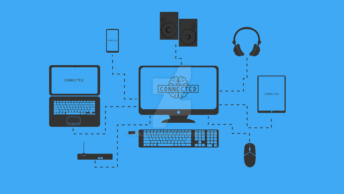 Connection (vector) by m1kam1teru on DeviantArt