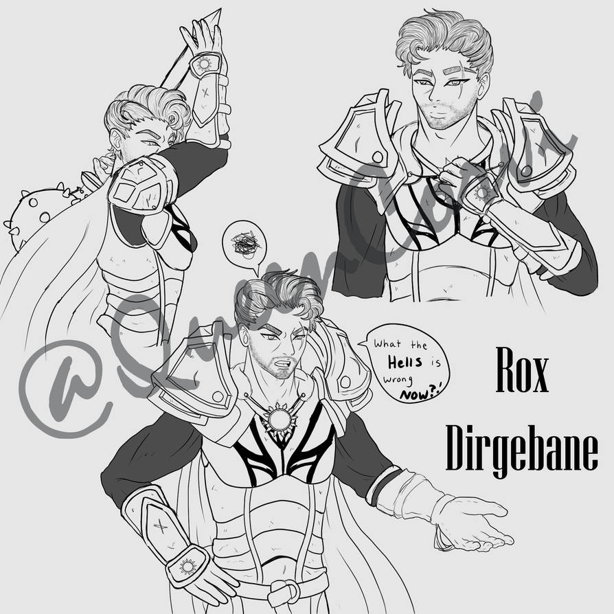 Rox pose doodles by QueenCorvi on DeviantArt