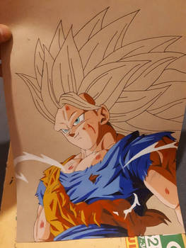 Goku SS3 Work in progress