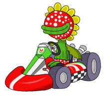 petey piranha in mario kart