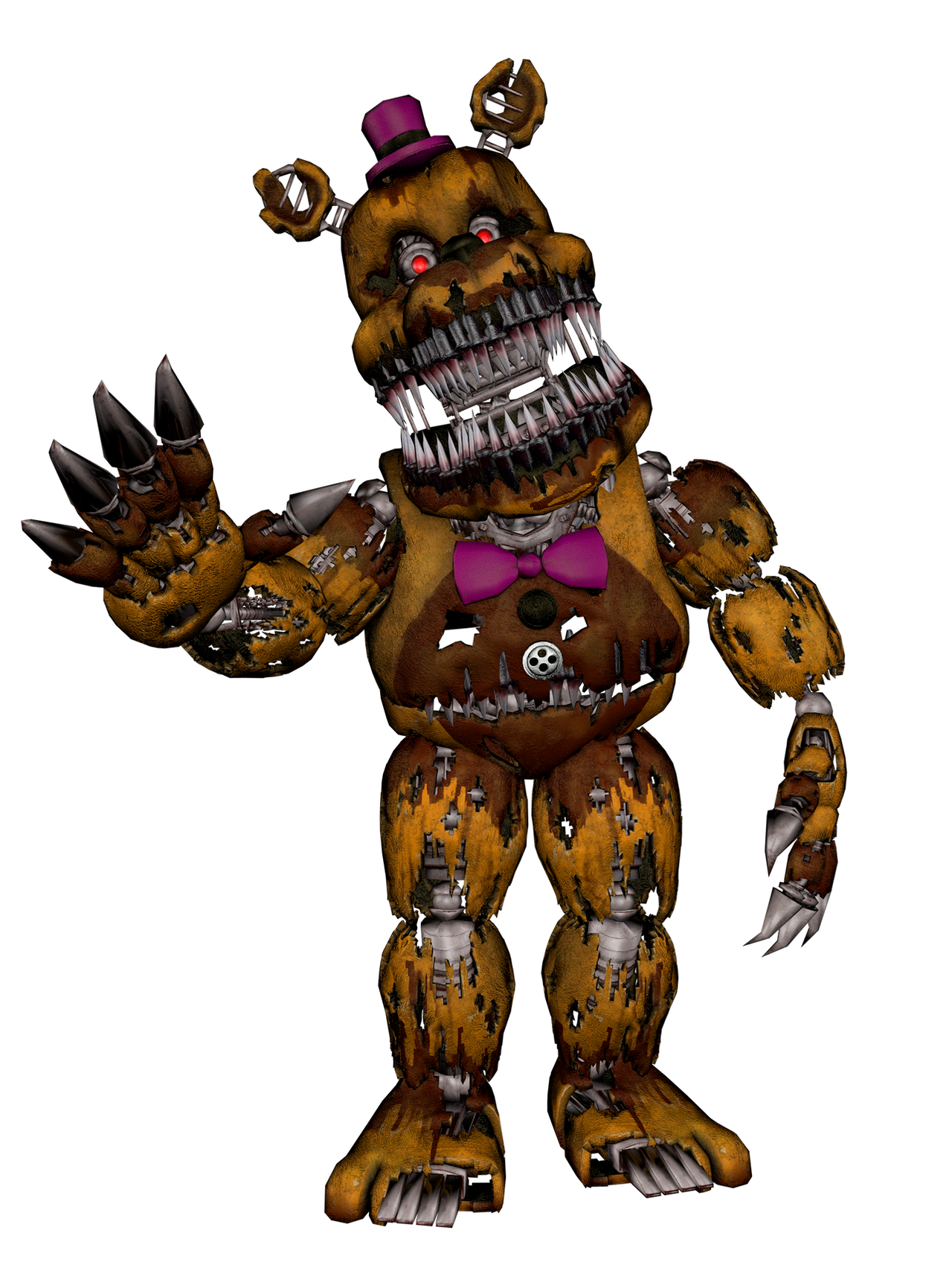 Nightmare Fredbear (FNAF 4/HW) by BlackRoseSWAGZ on DeviantArt