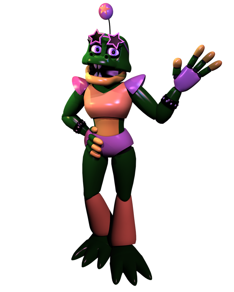 C4D/Render) Glamrock Funtime Chica (SB/Fanmade) by BlackRoseSWAGZ
