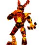 (C4D/Render) Flaming Glam. Springtrap (SB/Fan)