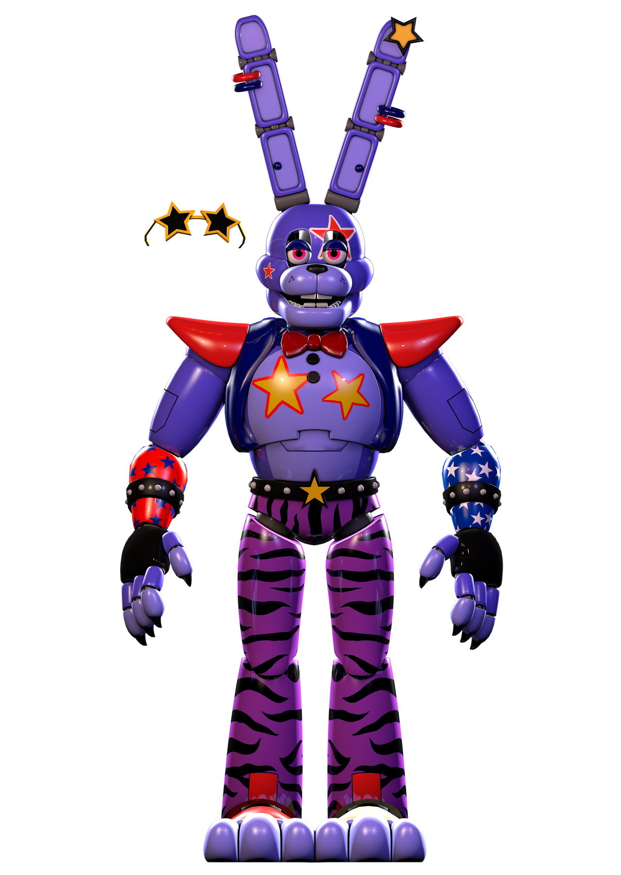 Glamrock Bonnie v3 FullBody Resources by BlackRoseSWAGZ on DeviantArt