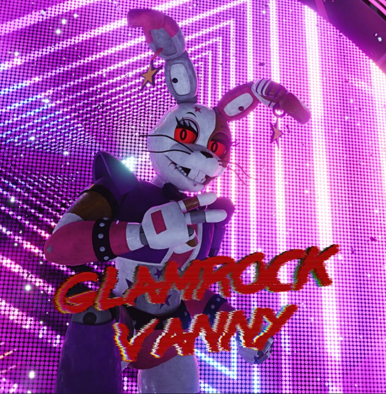 Fnaf Blender) Glamrock Bonnie Poster by Cloudcake54 on DeviantArt