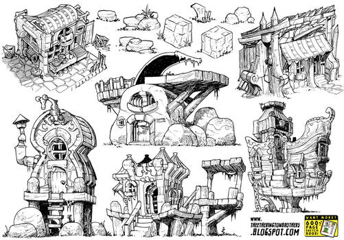 6 monster house concepts