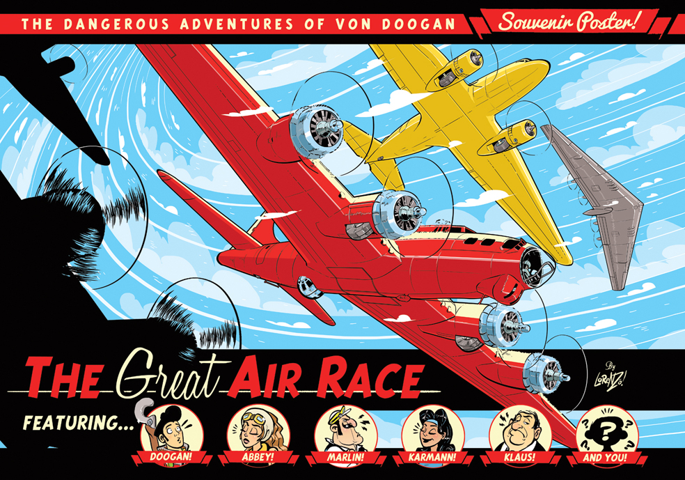 The Von Doogan Great Air Race Poster