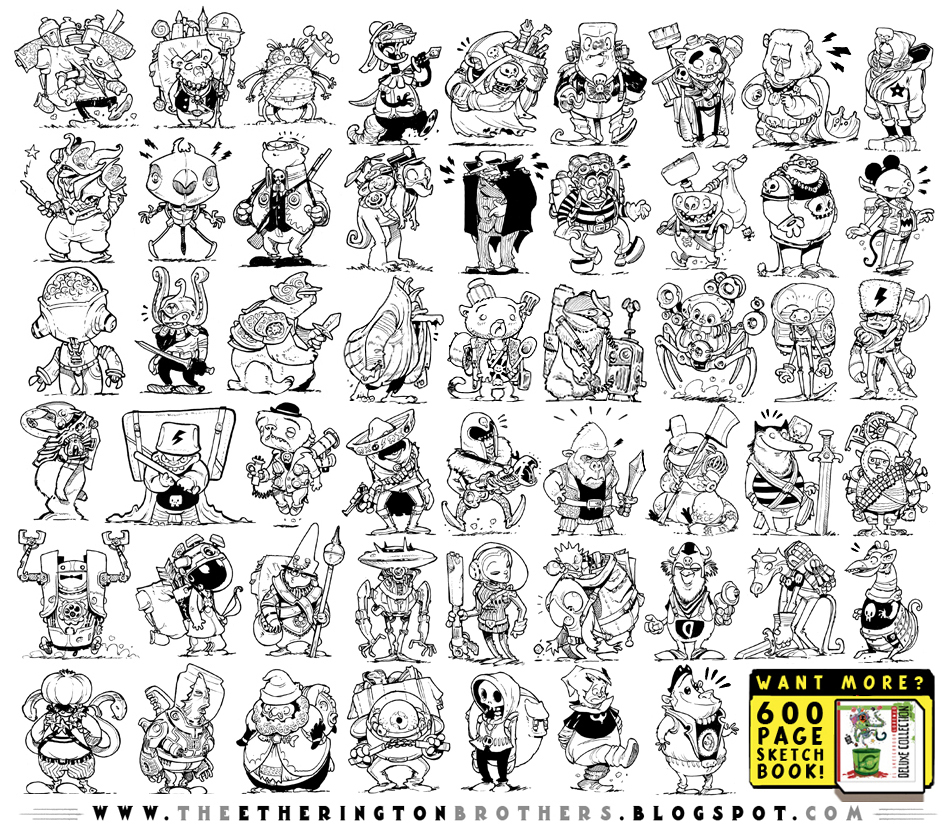 52 Imaginary Video Game Character Concepts