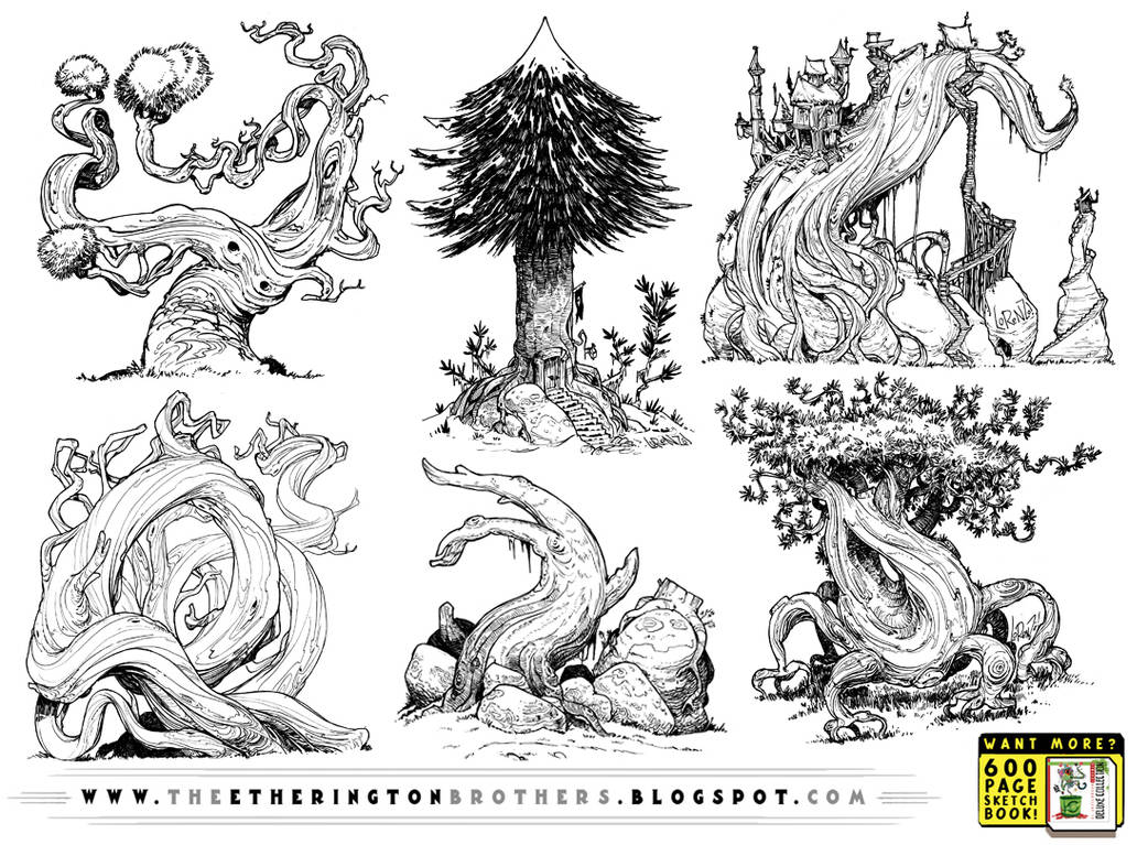 6 EVIL Tree concepts by EtheringtonBrothers on DeviantArt