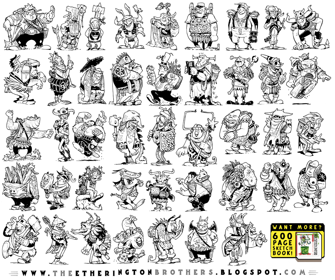 43 Fantasy Character Designs