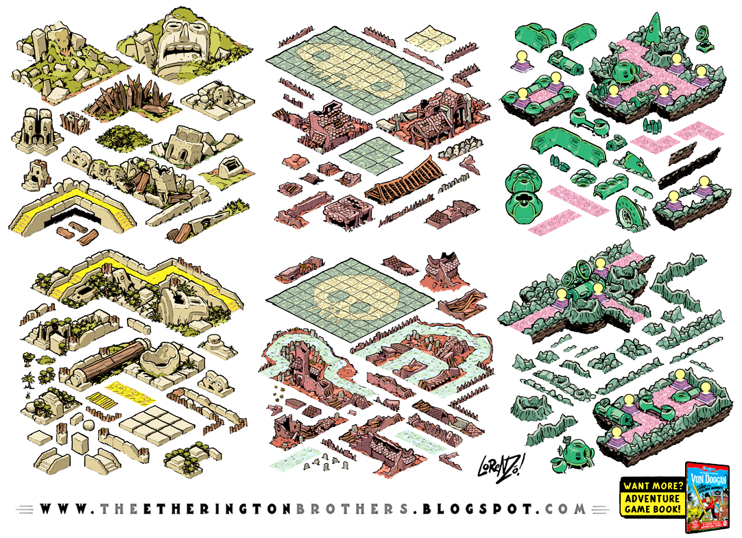 Von Doogan Danger Maze Game Assets Tileset part 1 by EtheringtonBrothers