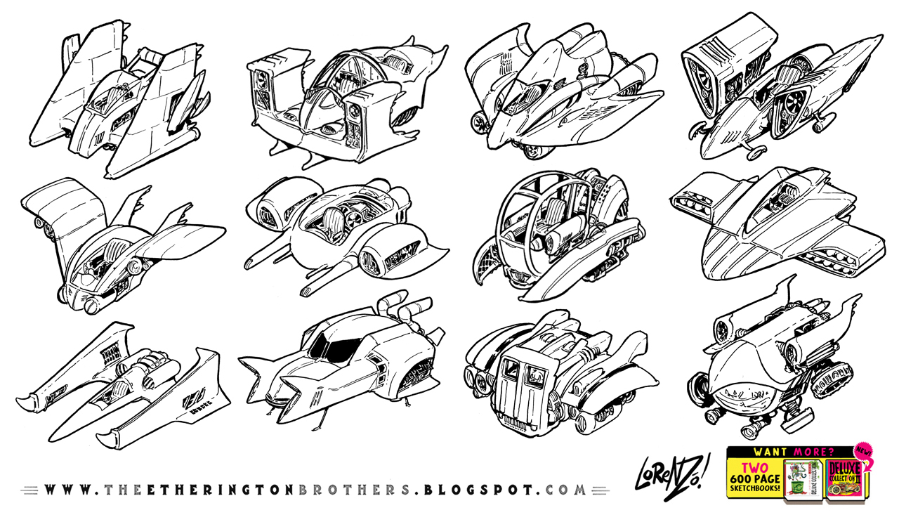 12 speeder hovership designs and concepts