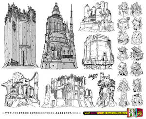 21 CASTLE and FORTRESS concept designs