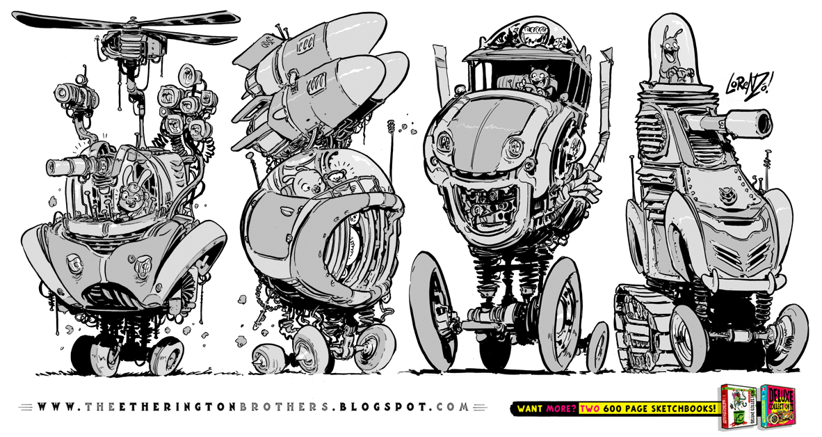 4 Weird Battle Vehicle concepts SERIES TWO