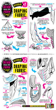 How to draw FABRIC CREASES CLOTHING FOLD tutorial