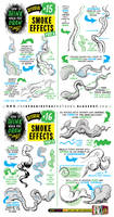 How to draw SMOKE DUST CLOUD EFFECTS tutorial