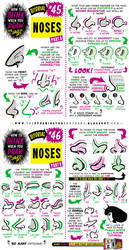 How to draw NOSES tutorial