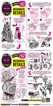 How to draw MECHANICAL DETAILS tutorial