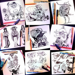 Instagram, Twitter and Tumblr sketches part ONE