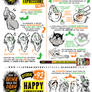How to draw HAPPY EXPRESSIONS tutorial