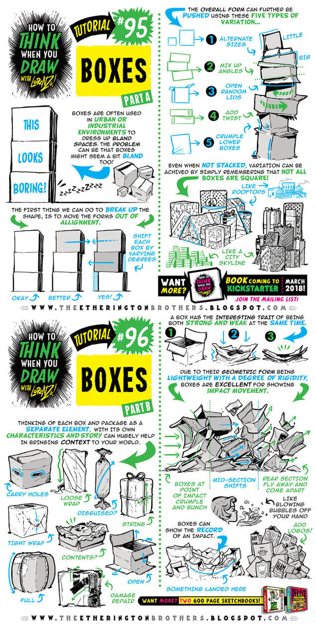 How to draw BOXES tutorial by EtheringtonBrothers on DeviantArt