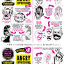 How to draw ANGRY EXPRESSIONS tutorial