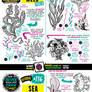 How to draw SEAWEED tutorial