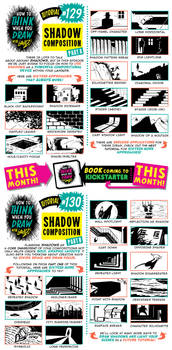 How to draw SHADOW COMPOSITIONS tutorial