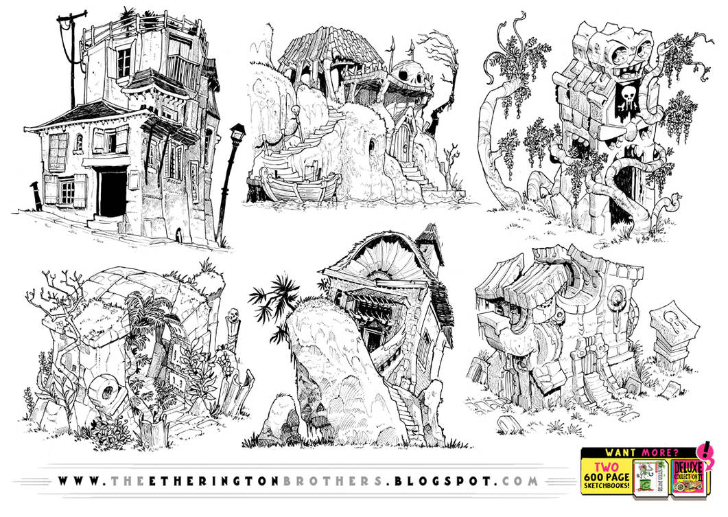 SIX building designs! by EtheringtonBrothers on DeviantArt