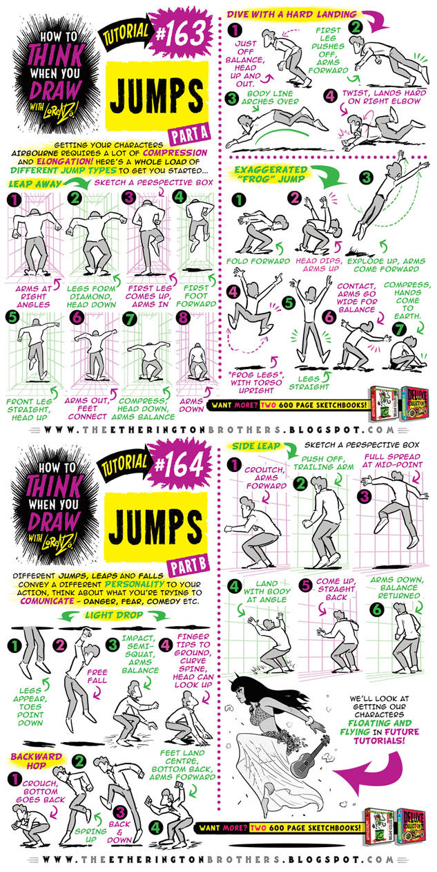 How to draw JUMPS tutorial by EtheringtonBrothers on DeviantArt