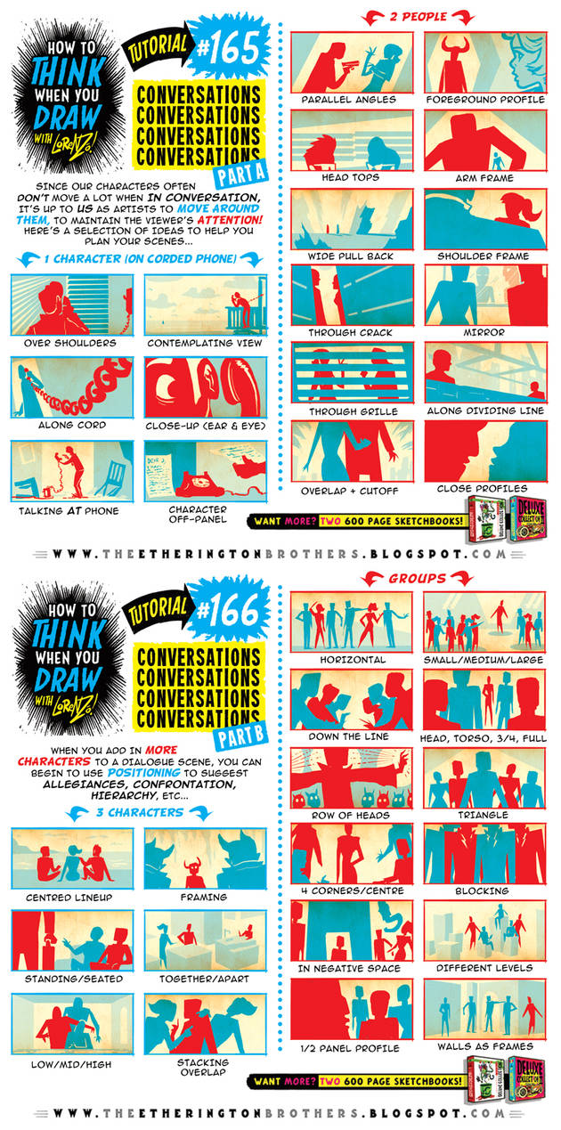 Drawing Discursion How to draw CONVERSATIONS tutorial by EtheringtonBrothers on DeviantArt