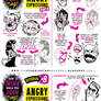 How to draw ANGRY EXPRESSIONS tutorial