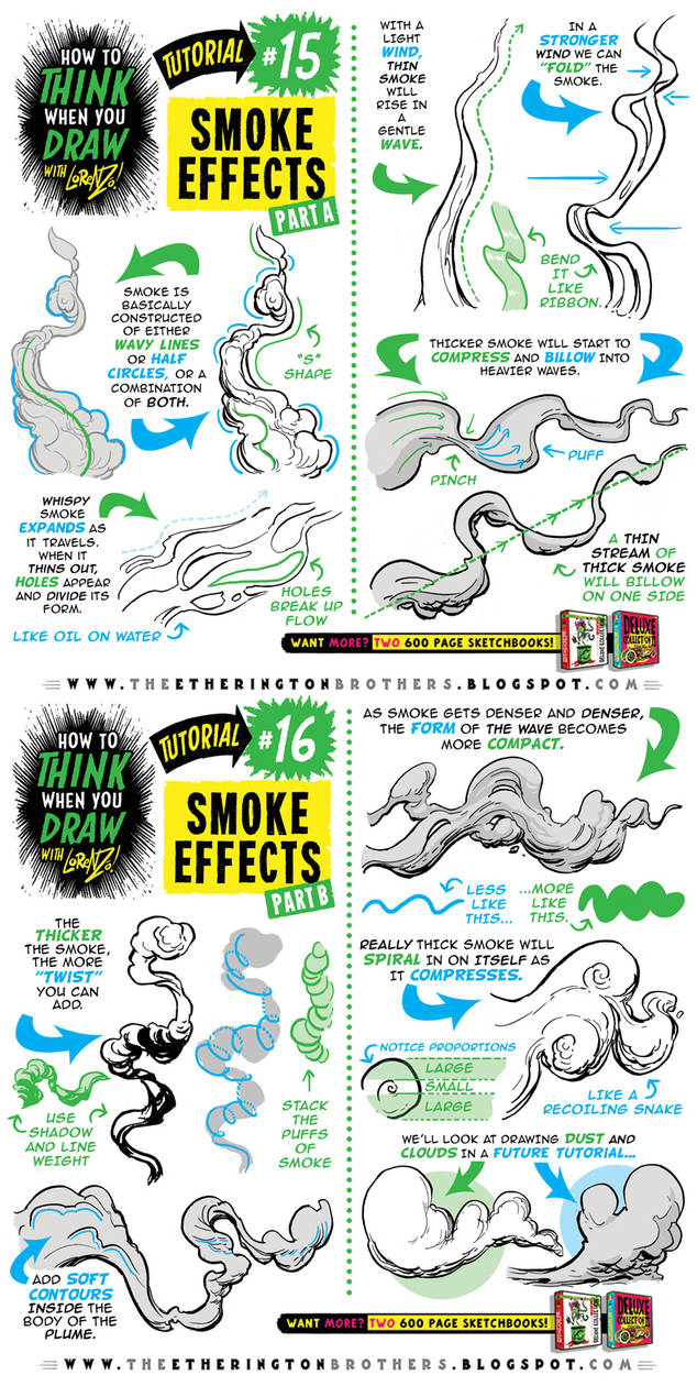 Smoke Reference Drawing How to draw SMOKE EFFECTS tutorial by EtheringtonBrothers on DeviantArt