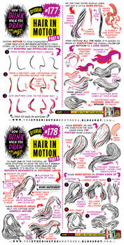 How to draw HAIR IN MOTION tutorial