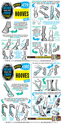 How to draw HOOVES tutorial