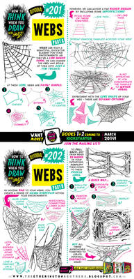 How to draw WEBS for #LEARNUARY!