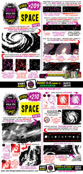 How to draw SPACE tutorial for #LEARNUARY!