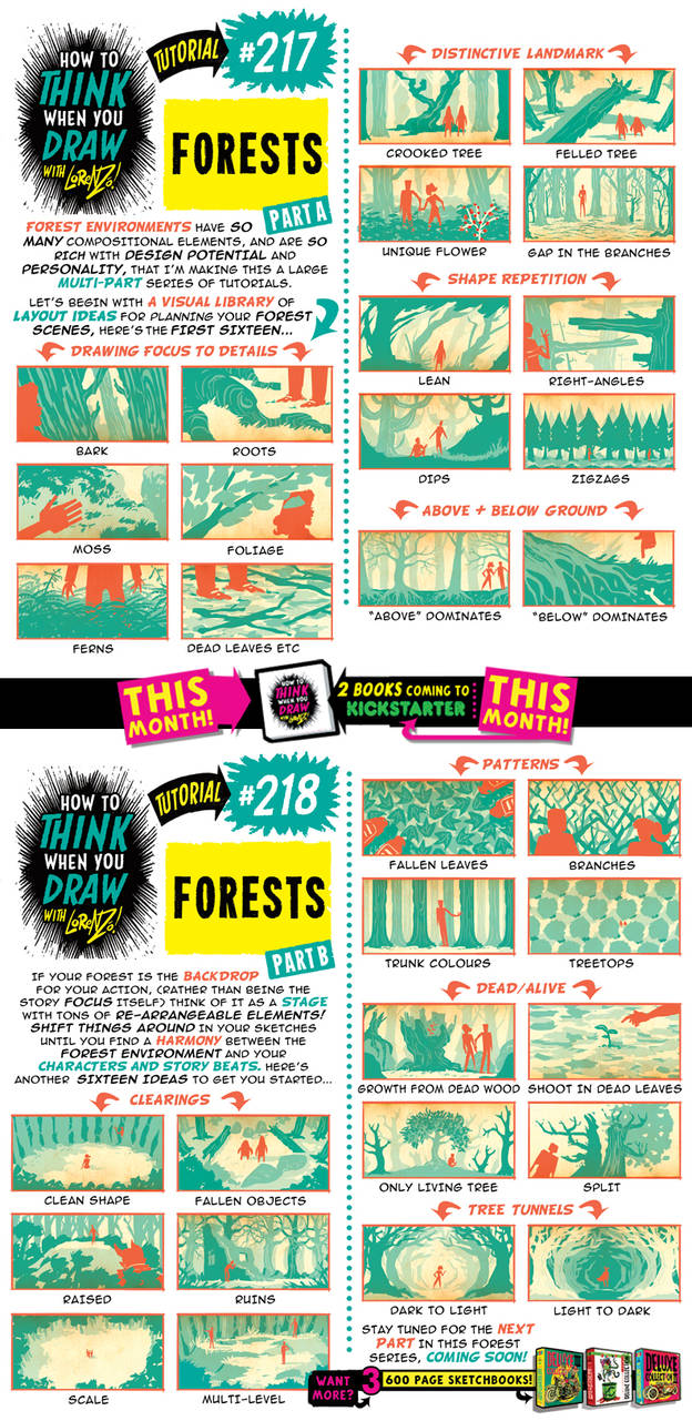 How to THINK when you draw FORESTS (part 1 of 4) by EtheringtonBrothers