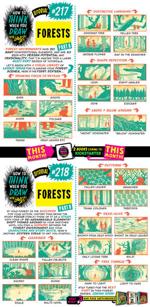 How to THINK when you draw FORESTS (part 1 of 4)