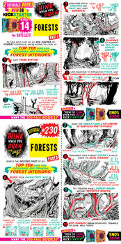 How to draw FORESTS (2 of 4) KICKSTARTER is LIVE!