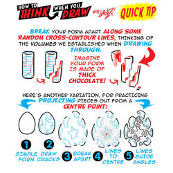 How to THINK when you draw BREAKING THINGS APART!