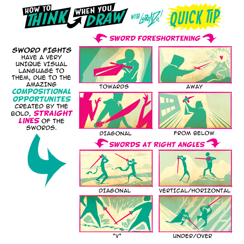 How To Think When You Draw Sword Fights Tip! By Etheringtonbrothers On  Deviantart