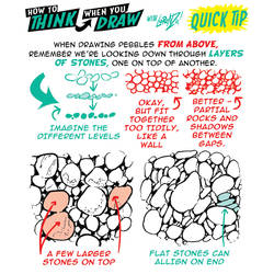 How to THINK when you draw PEBBLES QUICK TIP! by EtheringtonBrothers