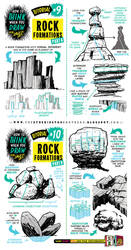 How to THINK when you draw ROCK FORMATIONS! by EtheringtonBrothers