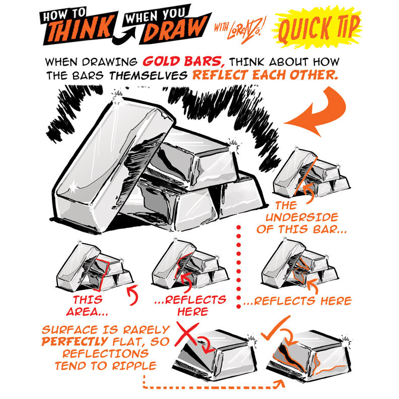 How to THINK when you draw GOLD QUICK TIP! by EtheringtonBrothers on ...